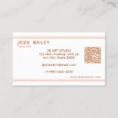 Kantoor Stuff Teacher Visitekaartje (Achterkant)