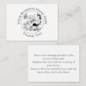 Kantoor Support Hartelijk dank voor uw briefkaart (Voorkant / Achterkant)