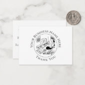 Kantoor Support Hartelijk dank voor uw briefkaart (Voorkant / Achterkant in situ)