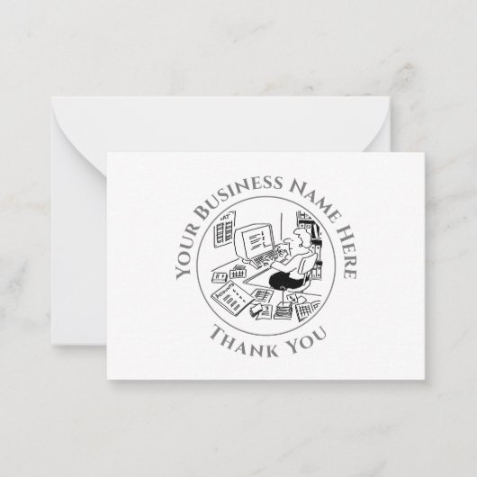 Kantoor Support Hartelijk dank voor uw briefkaart (Voorkant)