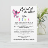 Kantoor Team Builing Logo Grappige Cartoon Pickleb Kaart (Staand voorkant)