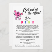 Kantoor Team Builing Logo Grappige Cartoon Pickleb Kaart (Voorkant / Achterkant)