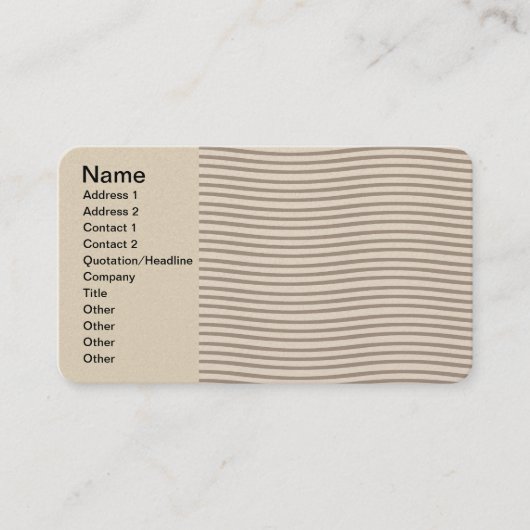 Kantoor Thuisschool personaliseert bestemmingsbest Visitekaartje (Voorkant)