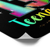 Kantoor tiener 13 kroonjaren 13e verjaardag poster (Hoek)