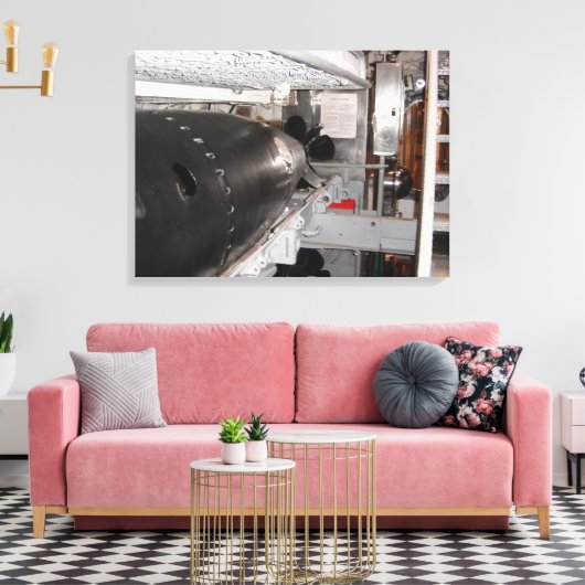 Kantoor Torpedo Canvas Afdruk (Insitu (Woonkamer))