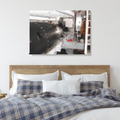 Kantoor Torpedo Canvas Afdruk (Insitu (Slaapkamer))