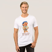 Kantoor Troll Manager Sarcasm teamleider Satire Tri-Blend Shirt (Voorkant volledig)