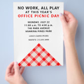 Kantoor uitnodigingsbrochures flyer (Hand)