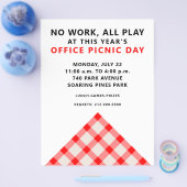 Kantoor uitnodigingsbrochures flyer (Enkel)