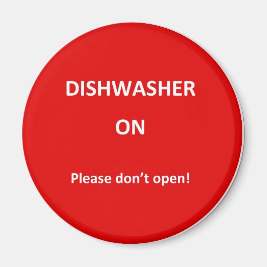 Kantoor Vaatwasser Kennisgevingen Magneet (Voorkant)