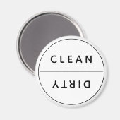 Kantoor Vaatwasser Notices Clean & Dirty Magnet (Voorkant / Achterkant)