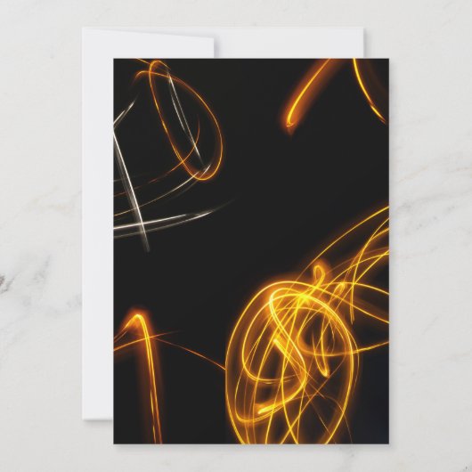 Kantoor Vakantie feest licht sparkler Uitnodiging (Achterkant)