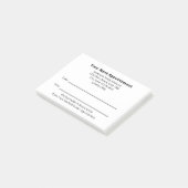 Kantoor van de arts Uw volgende afspraak Herinneri Post-it® Notes (Schuin)