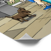 Kantoor van de Kerstman Poster (Hoek)