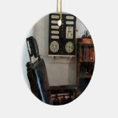 Kantoor van de oogarts met ooggrafiek keramisch ornament (Rechts)