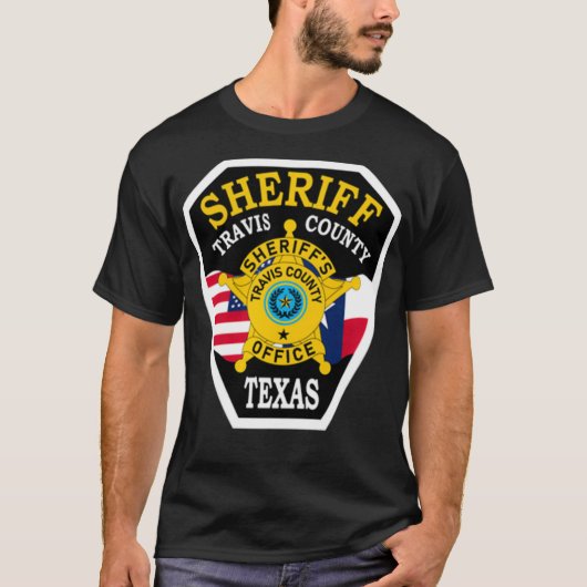 Kantoor van de sheriff van Travis (TCSO) T-shirt (Voorkant)