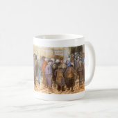 Kantoor van de Staatsloterij (Arme mensen) Koffiemok (Voorkant rechts)