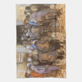 Kantoor van de Staatsloterij (Arme mensen) Theedoek (Verticaal)