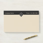 Kantoor van de wet op de grote openbare aanklager post-it® notes (Op bureau)