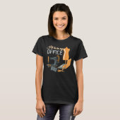 Kantoor van het naaiwerk t-shirt (Voorkant volledig)