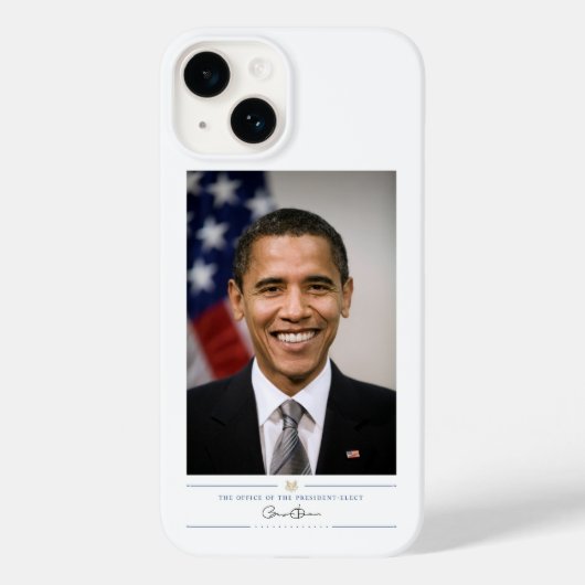 Kantoor van het President Verkozen Barack Obama Case-Mate iPhone Case (Achterkant)