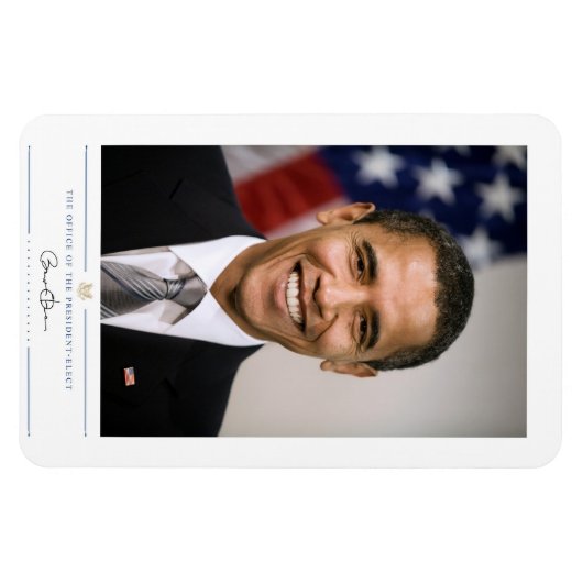 Kantoor van het President Verkozen Barack Obama Magneet (Horizontaal)