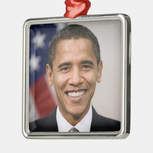 Kantoor van het President Verkozen Barack Obama Metalen Ornament (Links)