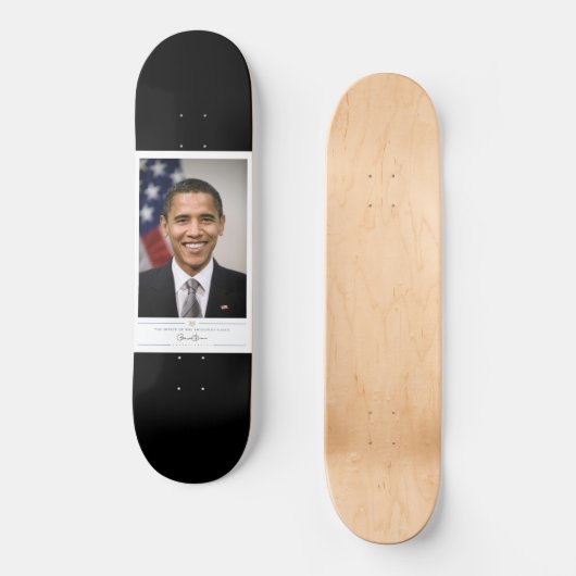 Kantoor van het President Verkozen Barack Obama Persoonlijk Skateboard (Voorkant)