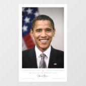 Kantoor van het President Verkozen Barack Obama Raamsticker (Vel)