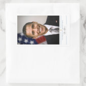 Kantoor van het President Verkozen Barack Obama Rechthoekige Sticker (Tas)