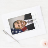 Kantoor van het President Verkozen Barack Obama Rechthoekige Sticker (Envelop)