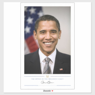 Kantoor van het President Verkozen Barack Obama Sticker