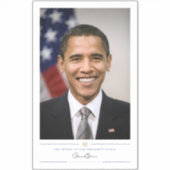 Kantoor van het President Verkozen Barack Obama Sticker (Voorkant)