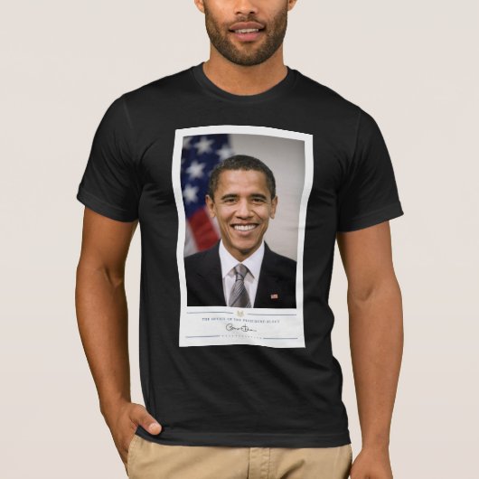 Kantoor van het President Verkozen Barack Obama T-shirt (Voorkant)