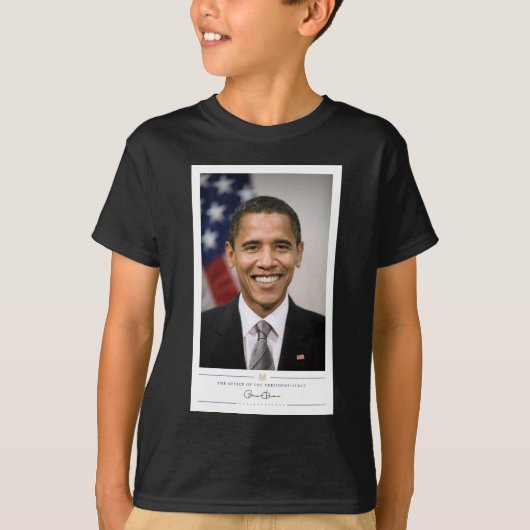 Kantoor van het President Verkozen Barack Obama T-shirt (Voorkant)