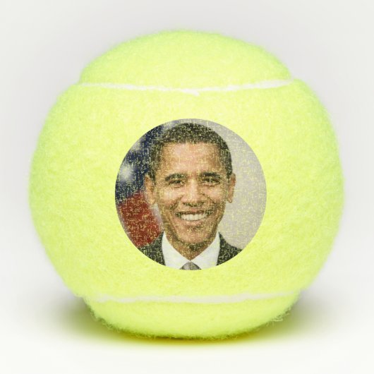 Kantoor van het President Verkozen Barack Obama Tennisballen (Voorkant)