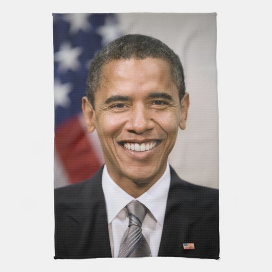 Kantoor van het President Verkozen Barack Obama Theedoek (Verticaal)