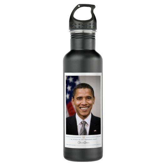 Kantoor van het President Verkozen Barack Obama Waterfles (Voorkant)