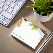 Kantoor vanaf het bureau van post-it® notes