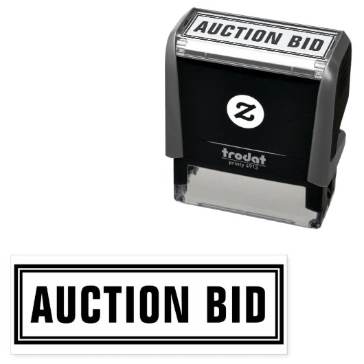 KANTOOR VEILINGBOD  ZELFINKTENDE STEMPEL (In situ)