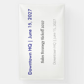 Kantoor Vinyl Banner (bedrijfsevenement) (Verticaal)