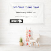 Kantoor Vinyl Banner (bedrijfsevenement) (Insitu)