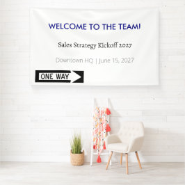 Kantoor Vinyl Banner (bedrijfsevenement)