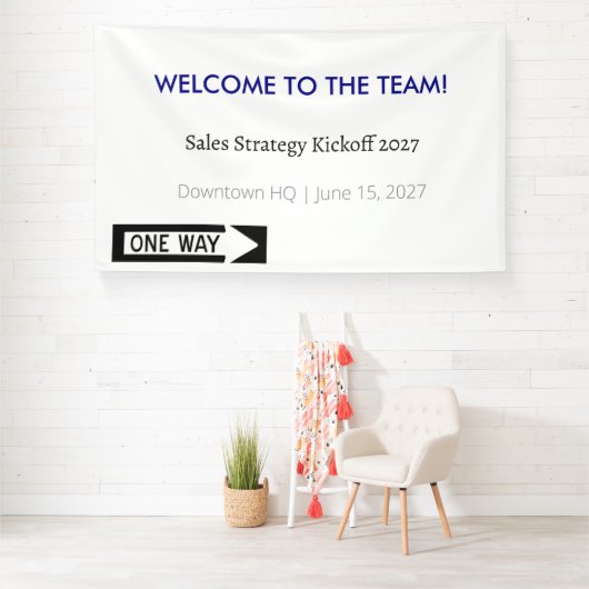 Kantoor Vinyl Banner (bedrijfsevenement) (Insitu)