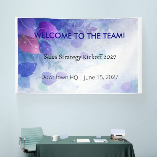 Kantoor Vinyl Banner (bedrijfsevenement) (Beurs)