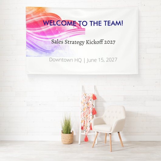 Kantoor Vinyl Banner (bedrijfsevenement) (Insitu)