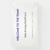 Kantoor Vinyl Banner (Zakelijke Evenementen) (Verticaal)