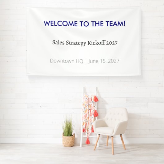 Kantoor Vinyl Banner (Zakelijke Evenementen) (Insitu)