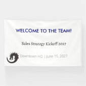 Kantoor Vinyl Banner (Zakelijke Evenementen) (Horizontaal)