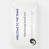 Kantoor Vinyl Banner (Zakelijke Evenementen) (Verticaal)